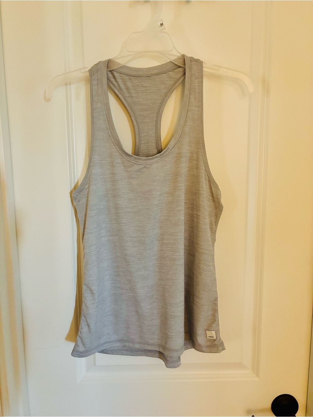 Vuori Light Gray Racerback Tank Top